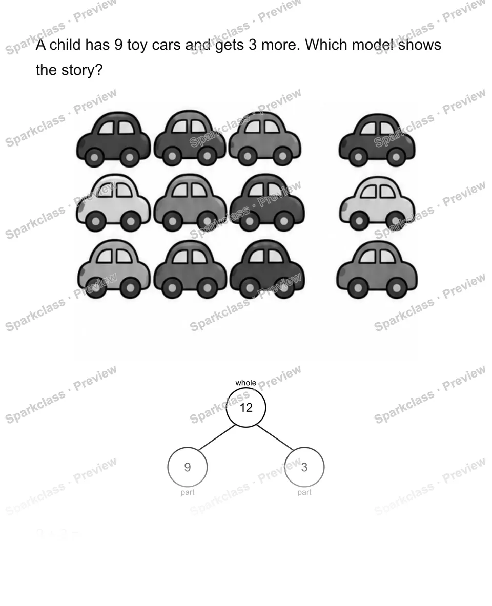 Match story and model — Grade 2 problem preview