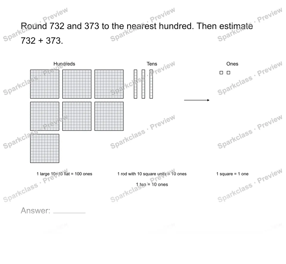 Estimate first — Grade 2 problem preview