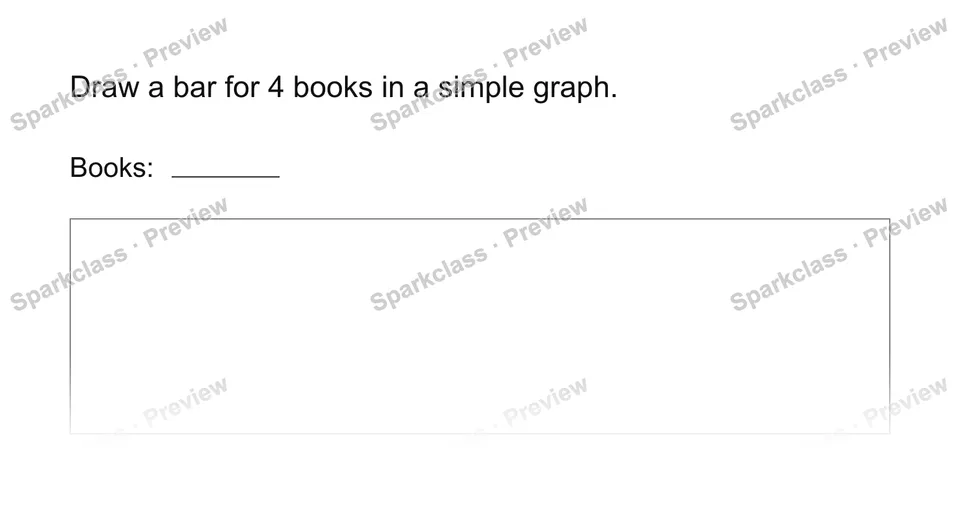 Make a graph — Grade 1 problem preview
