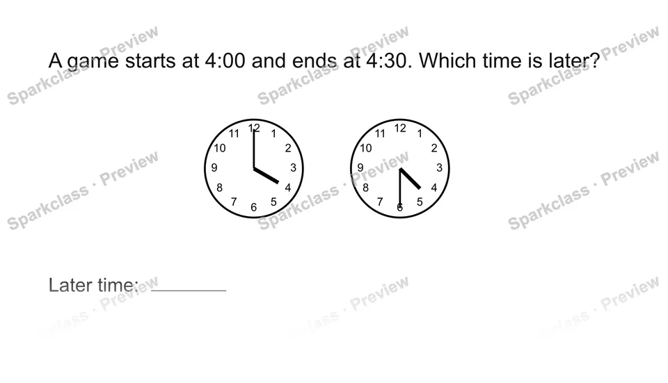 Before or after — Grade 1 problem preview