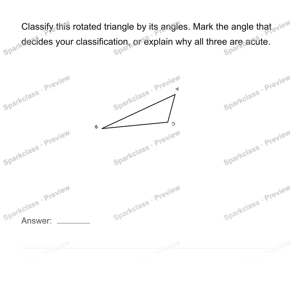Classify beyond the usual orientation — Grade 4 problem preview