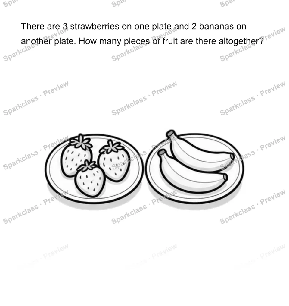 Join two plates — Grade 1 problem preview