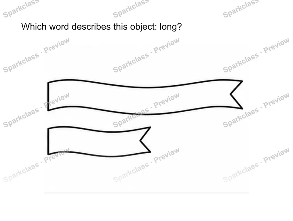 Describe measurable attributes — Kindergarten problem preview