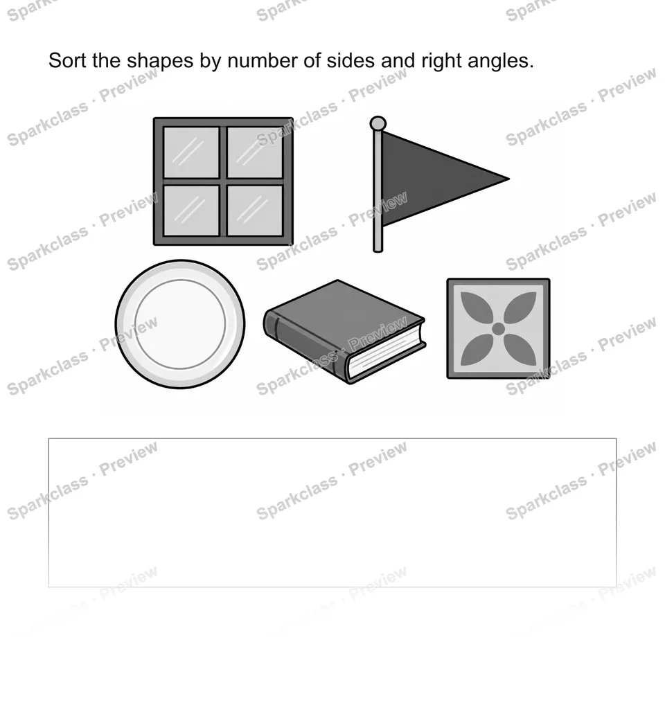 Classify a shape — Grade 2 problem preview