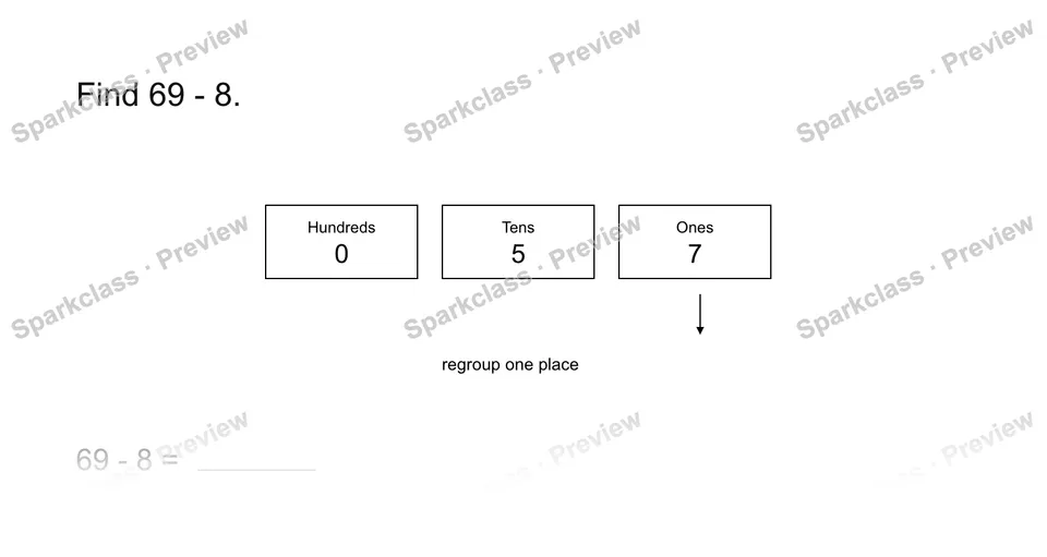 Add or subtract within 100 — Grade 2 problem preview