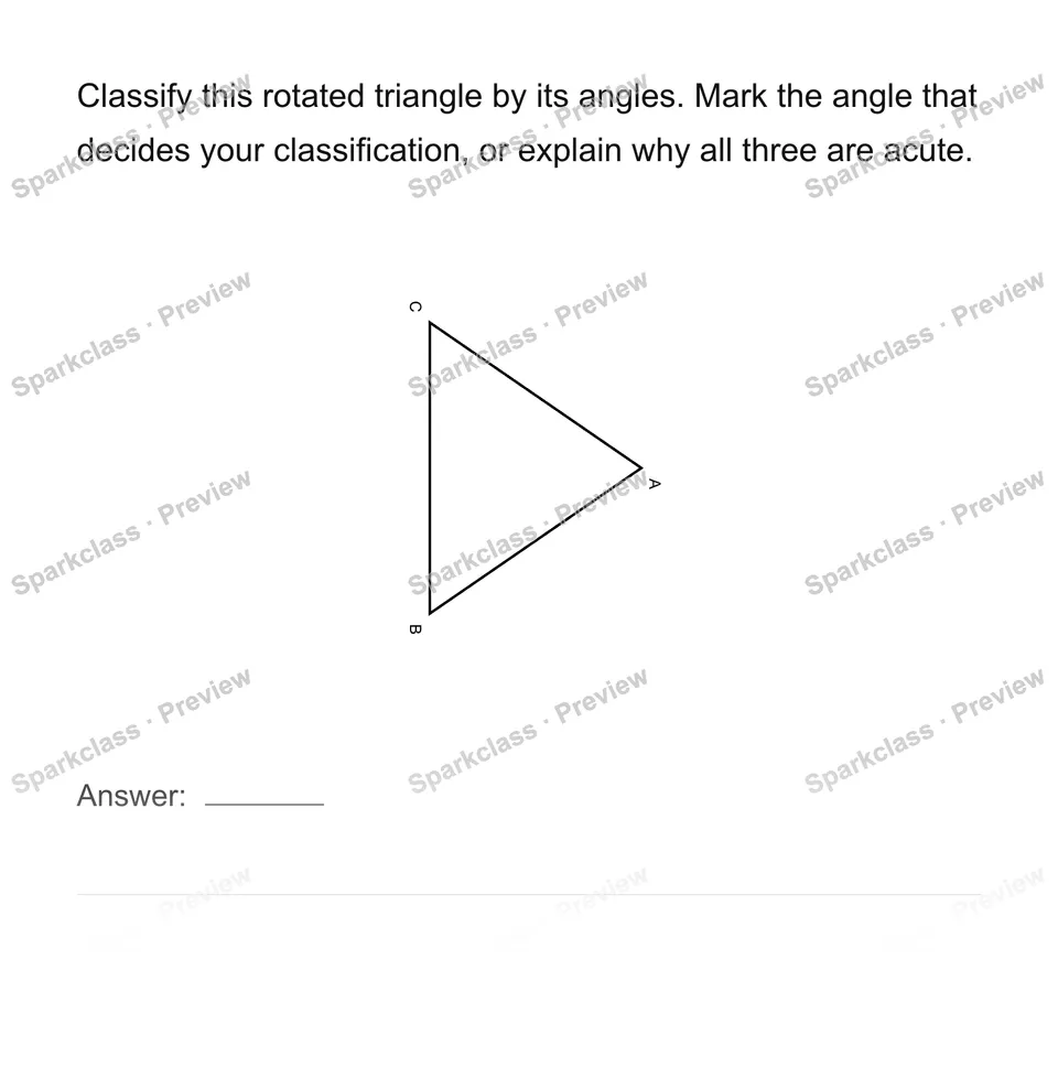 Classify beyond the usual orientation — Grade 4 problem preview