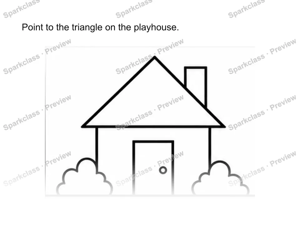 Identify flat shapes — Kindergarten problem preview