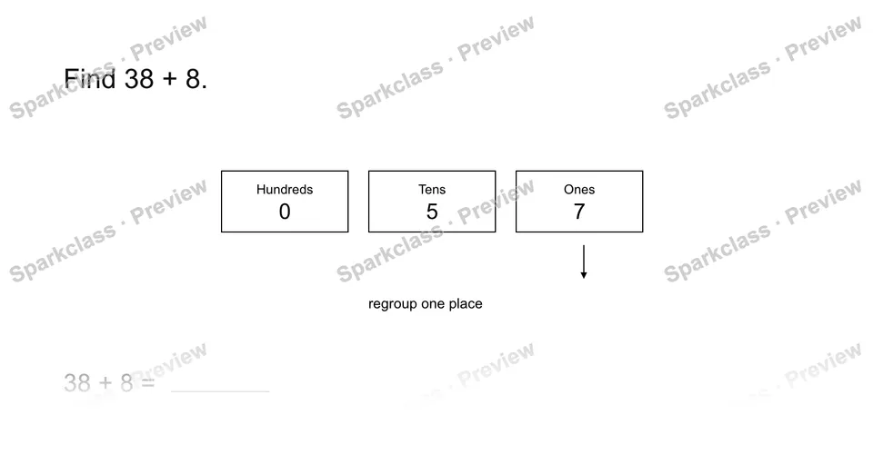 Add or subtract within 100 — Grade 2 problem preview