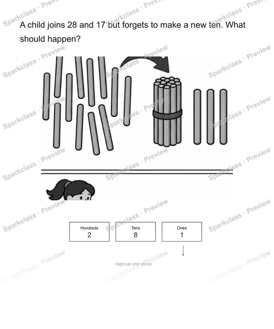 Find the error — Grade 2 problem preview