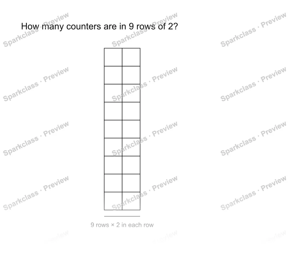Read an array — Grade 3 problem preview