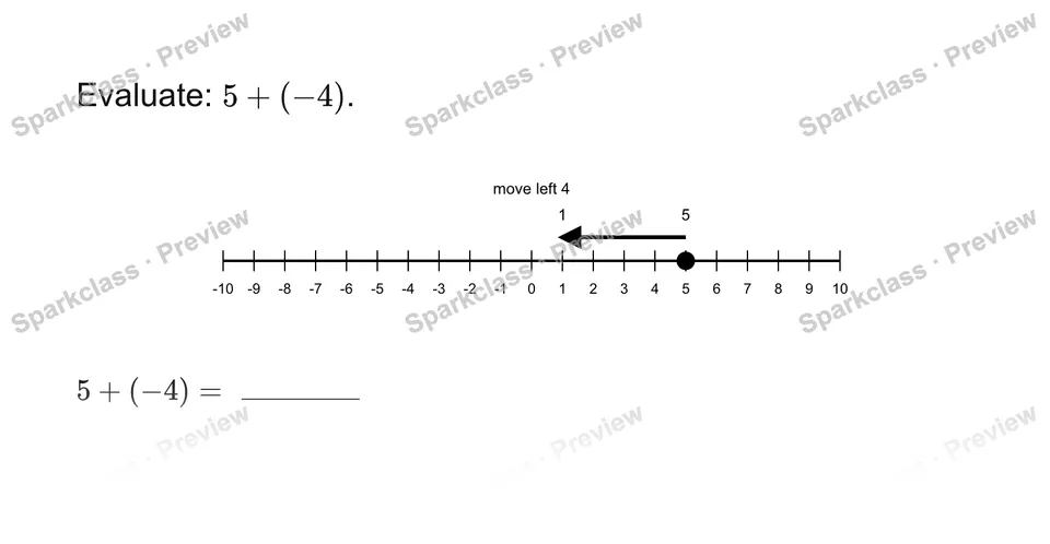 Add rational numbers — Grade 7 problem preview