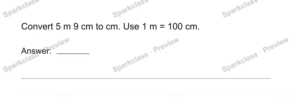 Convert measurement units — Grade 4 problem preview