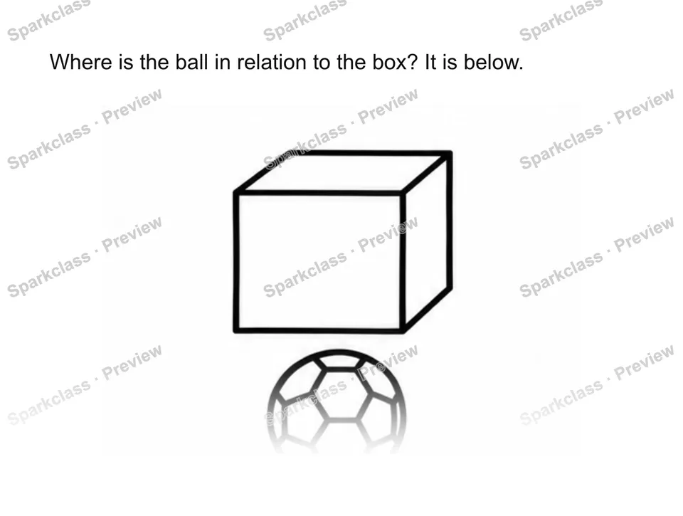 Use position and direction words — Kindergarten problem preview