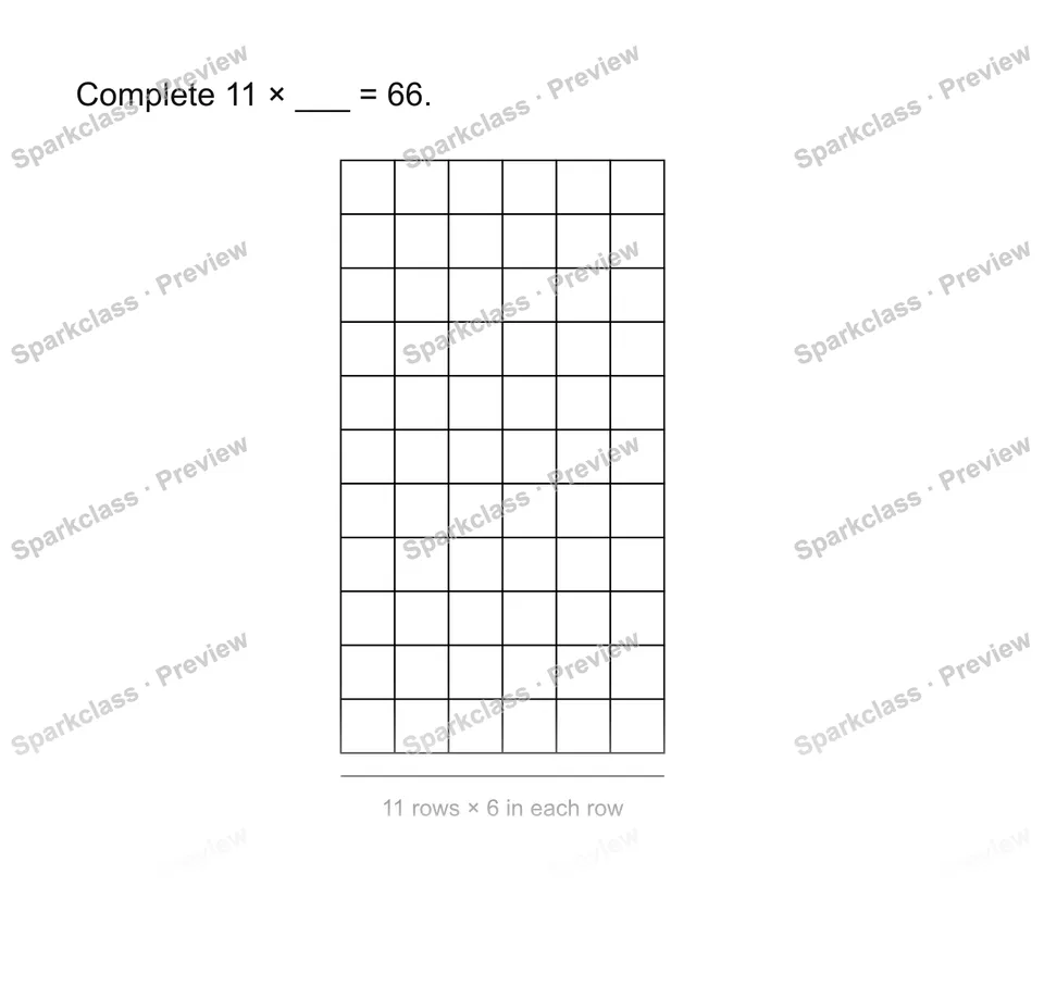 Use a known fact — Grade 3 problem preview