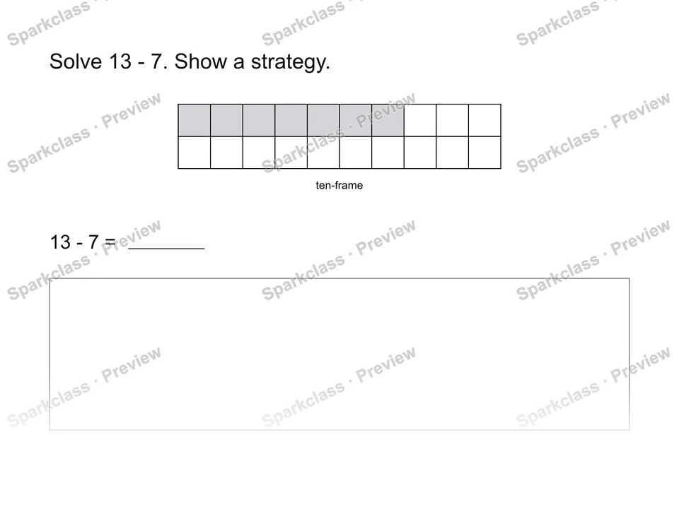Use a strategy — Grade 2 problem preview