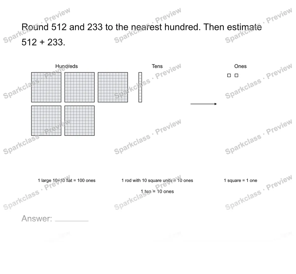 Estimate first — Grade 2 problem preview