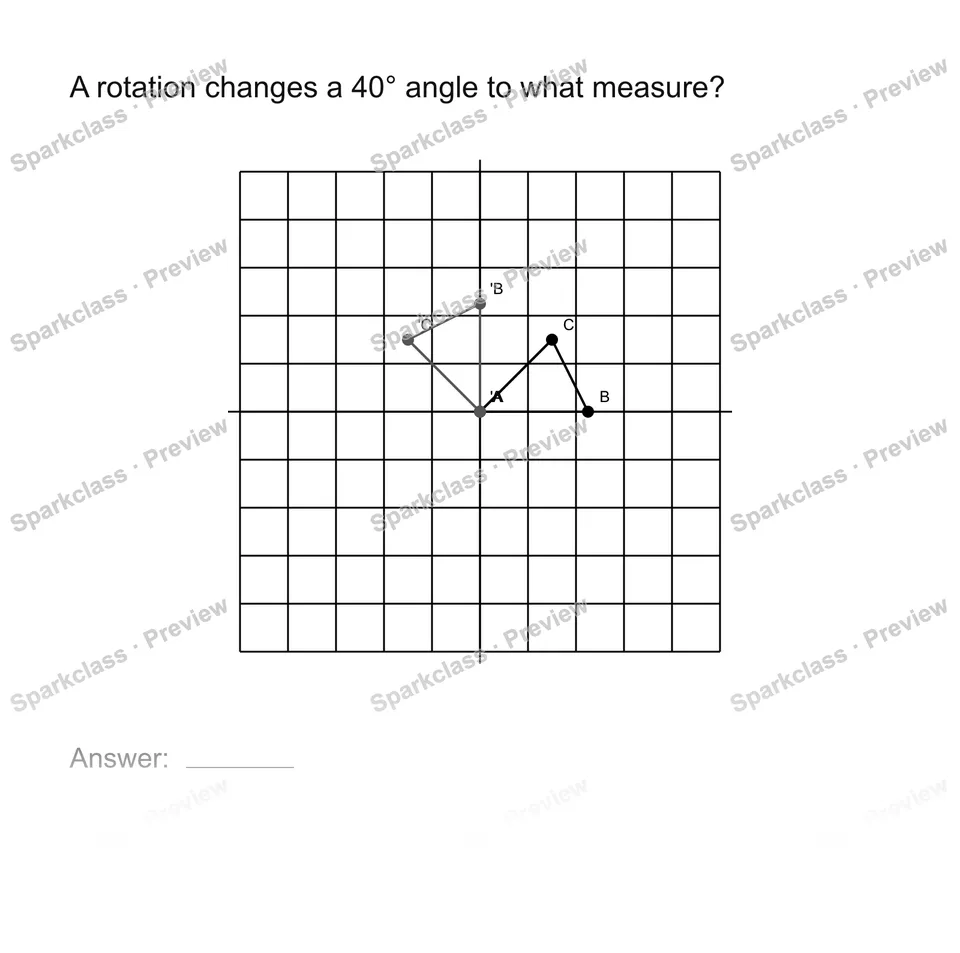 Use angle preservation — Grade 8 problem preview