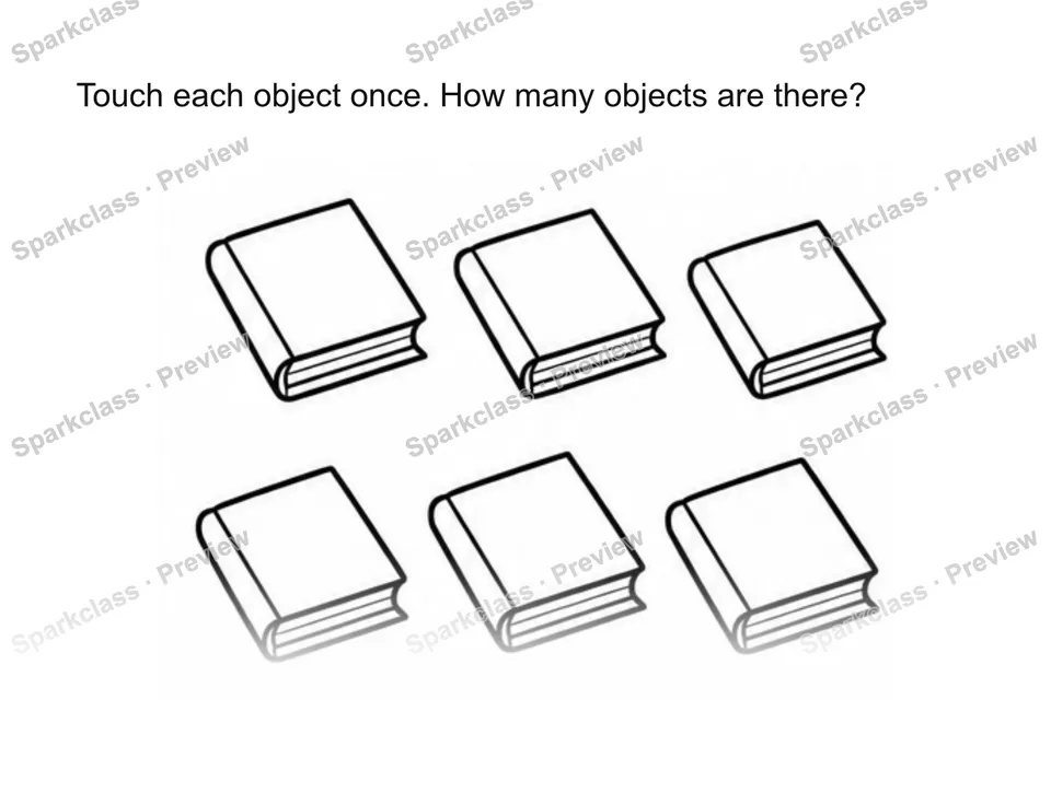 One-to-one correspondence and cardinality — Kindergarten problem preview