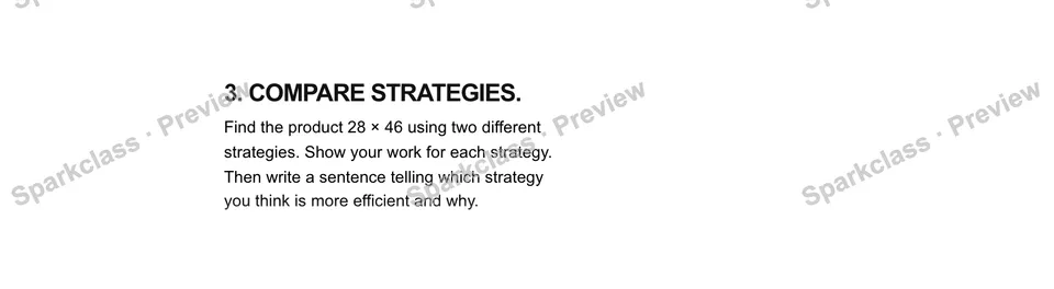 3.Compare strategies. — Grade 5 problem preview