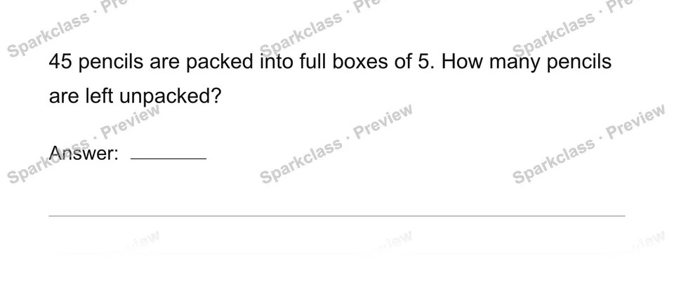 Interpret the remainder in context — Grade 4 problem preview