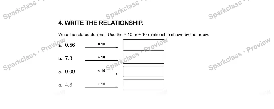 4Write the relationship. — Grade 5 problem preview