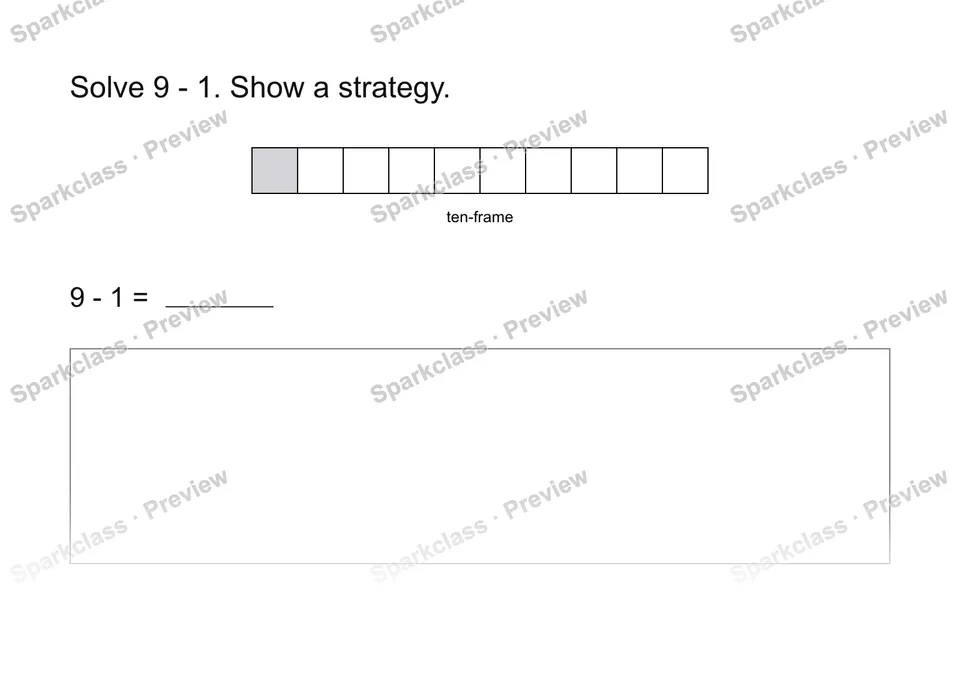 Use a strategy — Grade 2 problem preview