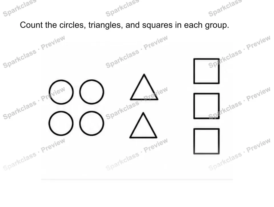 Count each category. — Kindergarten problem preview