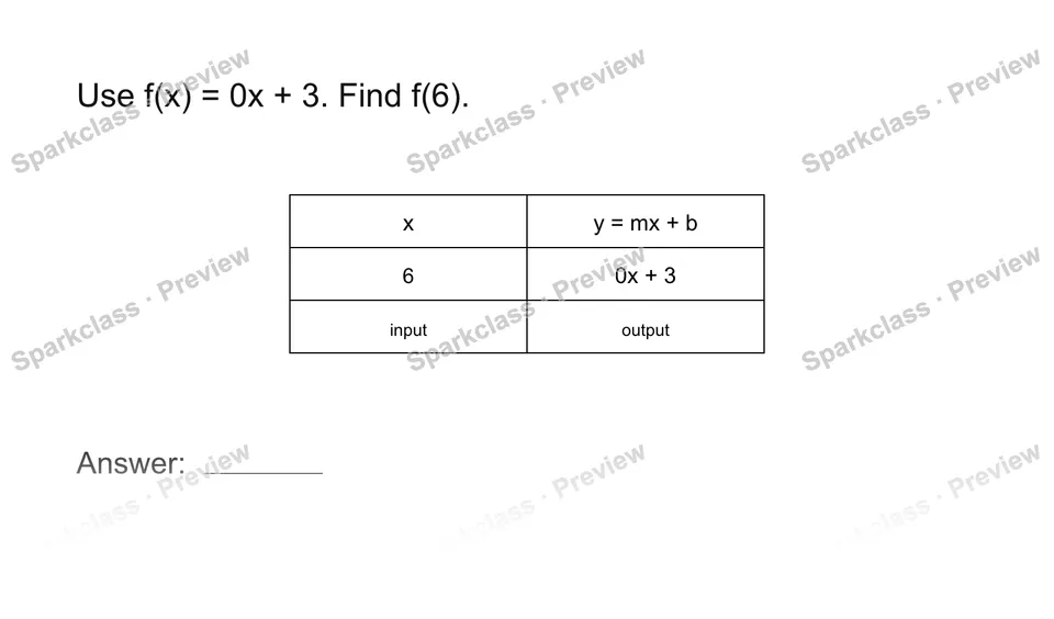 Use an input-output rule — Grade 8 problem preview