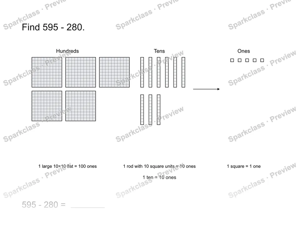 Add and subtract within 1,000 — Grade 2 problem preview