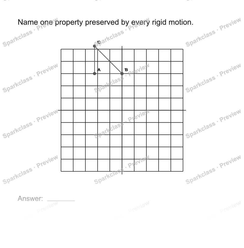 Identify invariant properties — Grade 8 problem preview