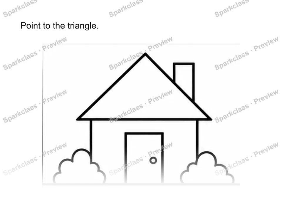 Identify flat shapes — Kindergarten problem preview