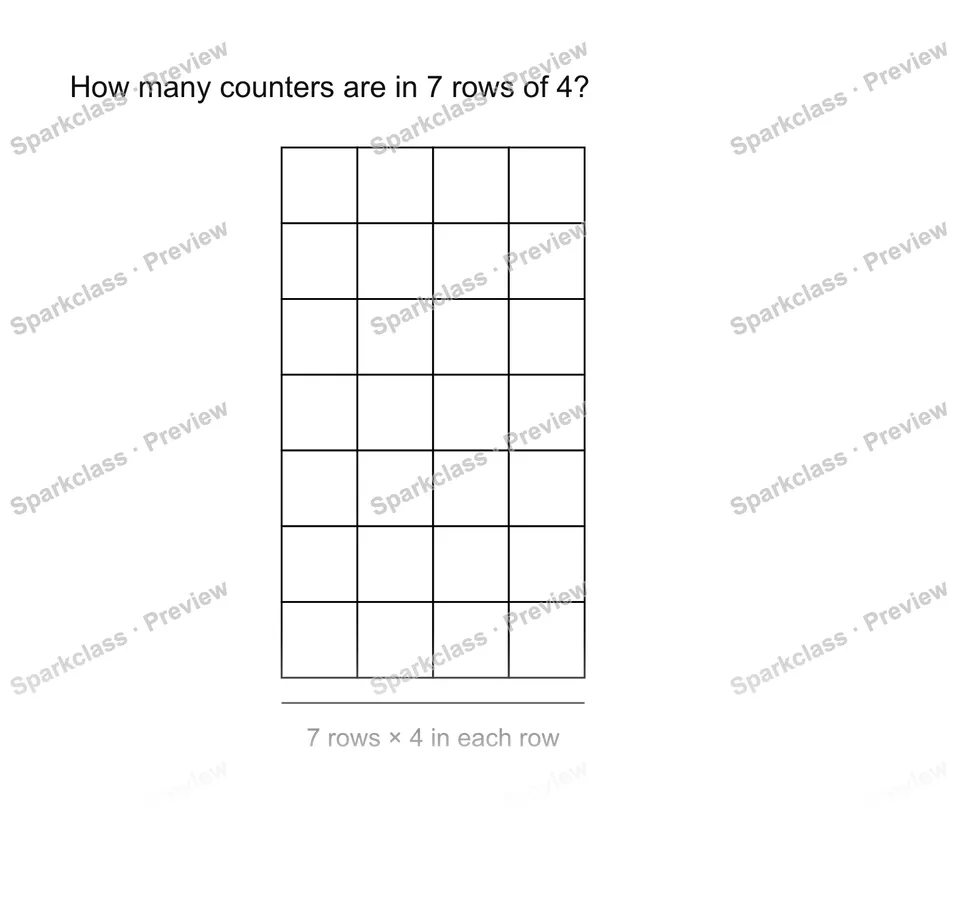 Read an array — Grade 3 problem preview