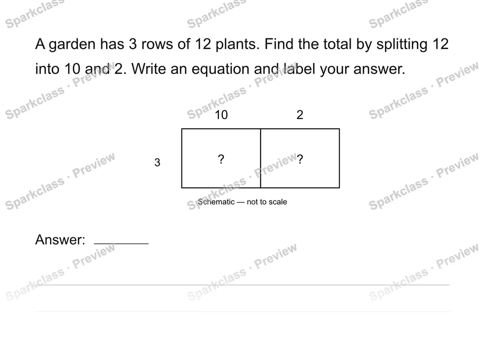 Small garden — Grade 4 problem preview