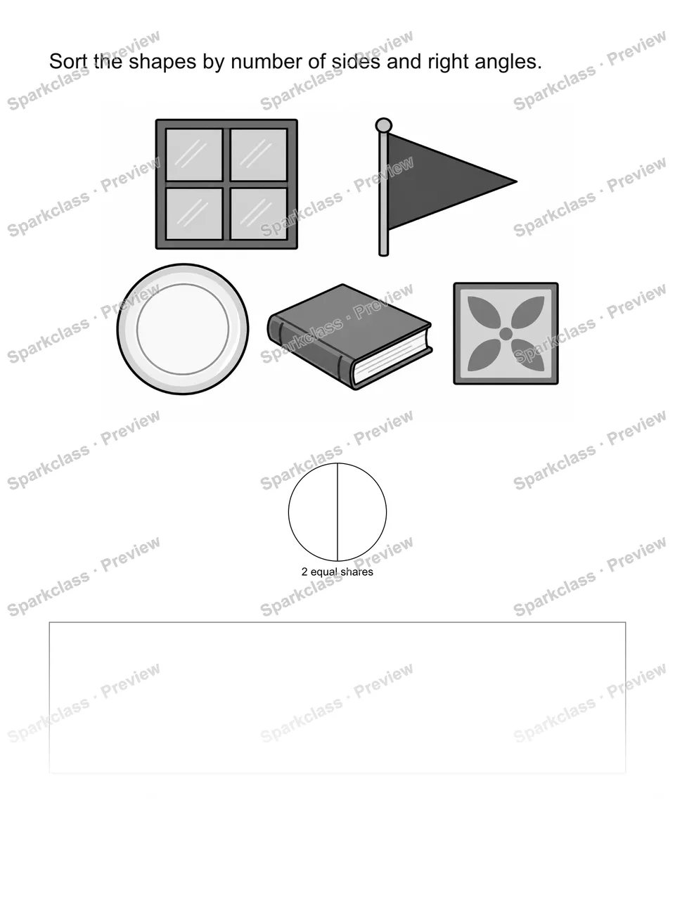 Classify a shape — Grade 2 problem preview