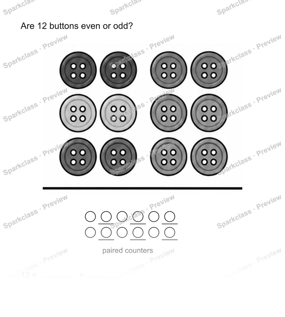 Pair the objects — Grade 2 problem preview