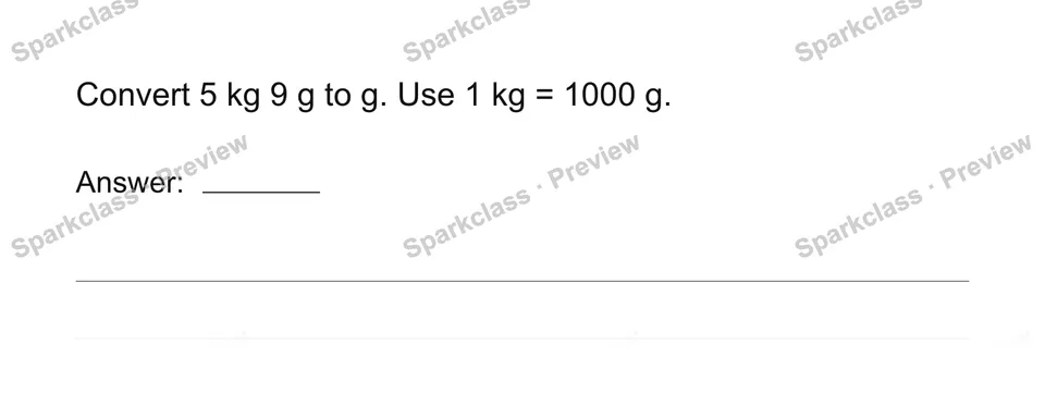 Convert measurement units — Grade 4 problem preview