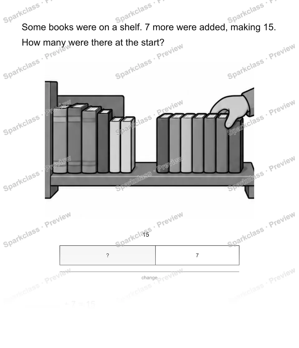 Find the start — Grade 2 problem preview