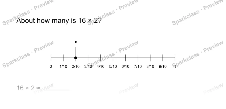 Choose a reasonable estimate — Grade 3 problem preview