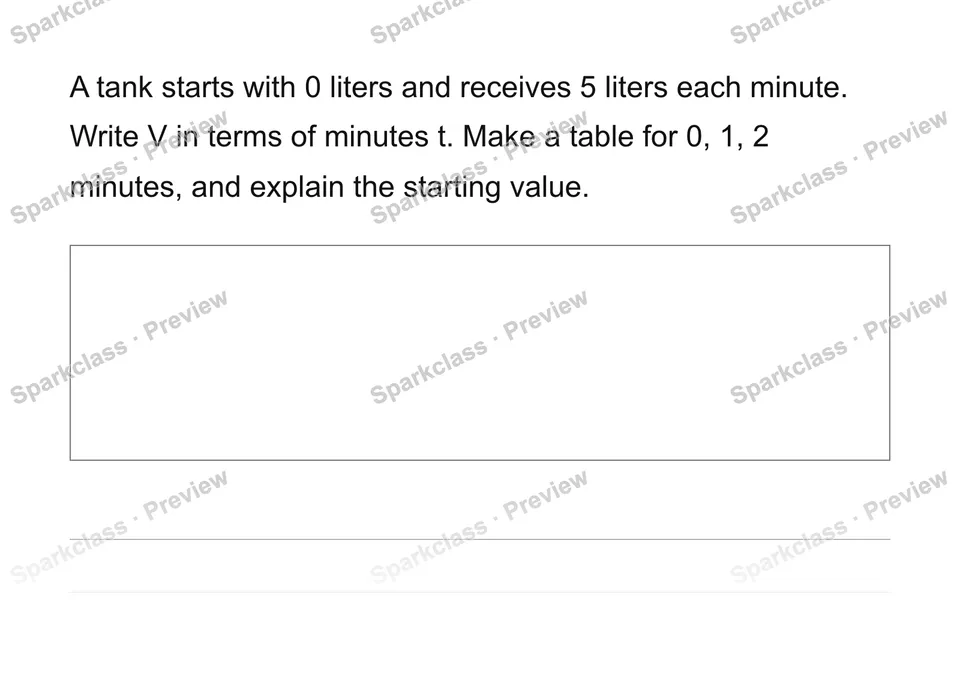 Write equations for quantitative relationships — Grade 6 problem preview