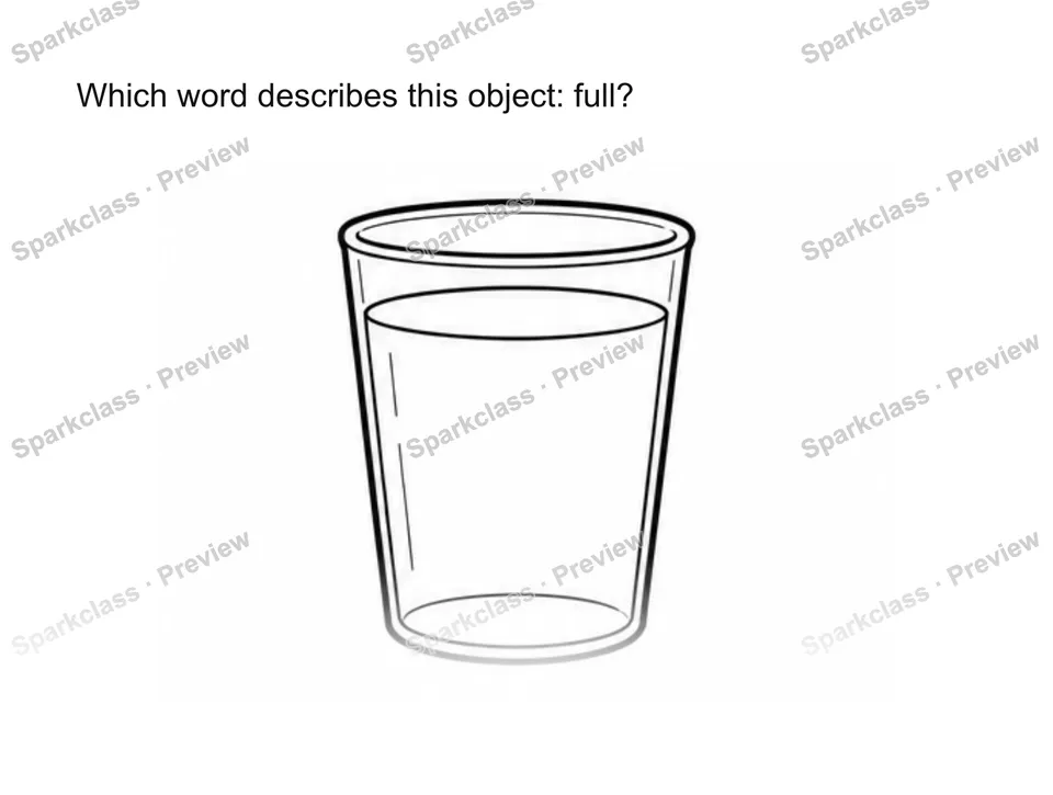 Describe measurable attributes — Kindergarten problem preview