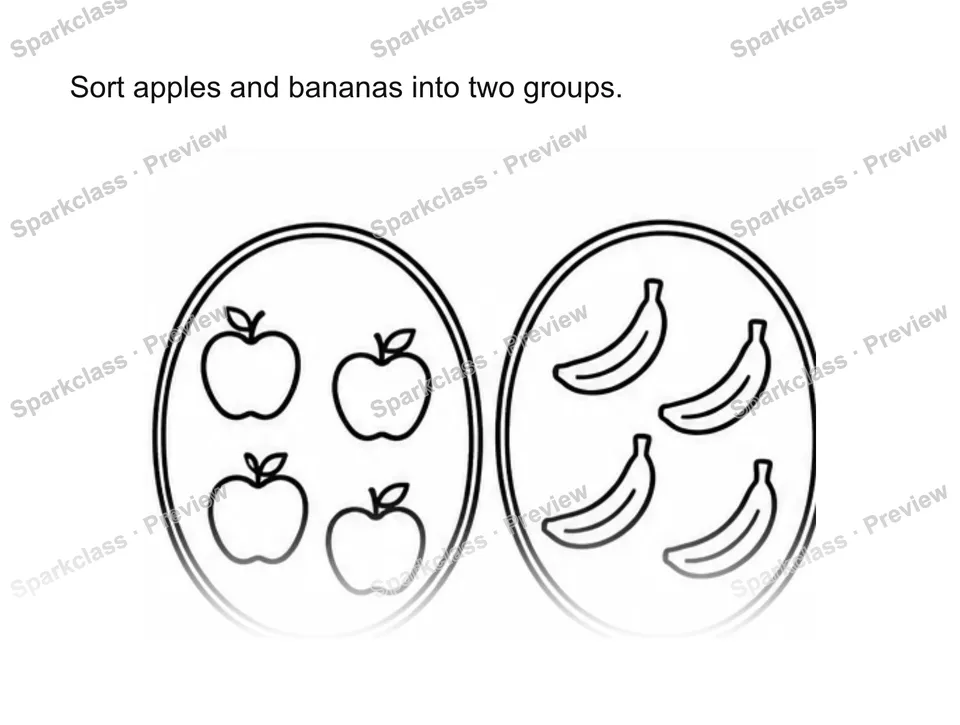 Sort by type. — Kindergarten problem preview