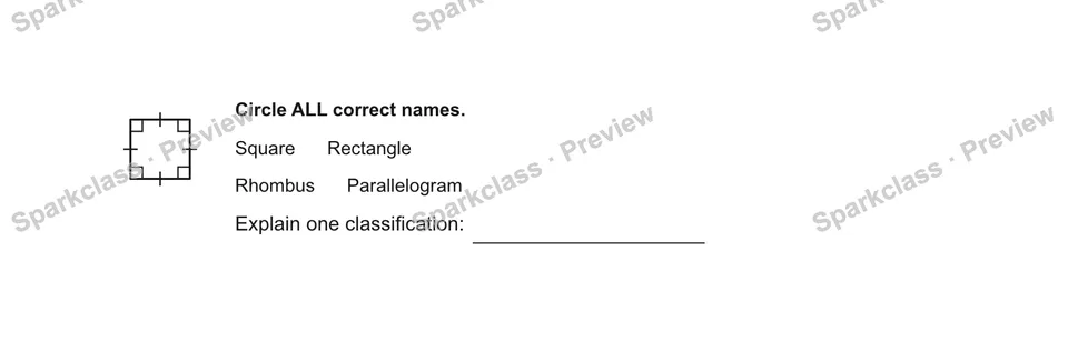 Circle ALL correct names. — Grade 5 problem preview