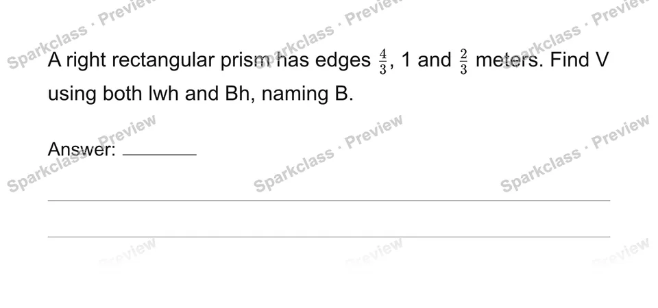 Use fractional edges and unit cubes for volume — Grade 6 problem preview