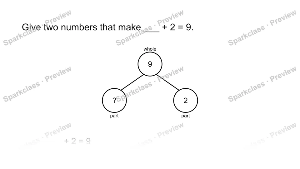 Find two answers — Grade 1 problem preview