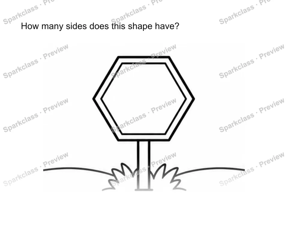 Analyze shape attributes — Kindergarten problem preview