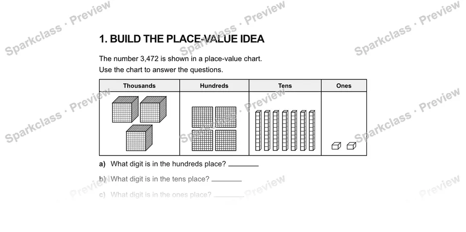 1Build the place-value idea — Grade 5 problem preview