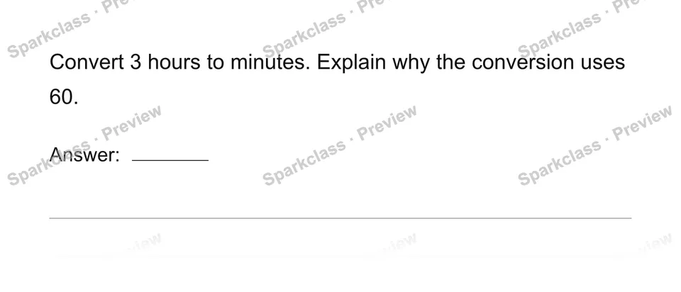 Calculate elapsed time — Grade 4 problem preview