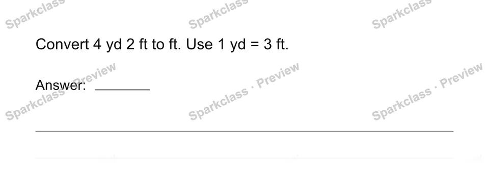Convert measurement units — Grade 4 problem preview