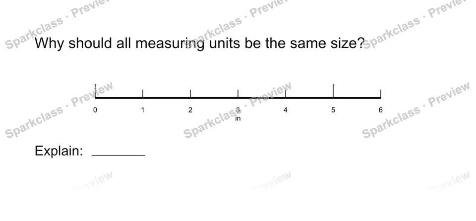 Explain units — Grade 1 problem preview