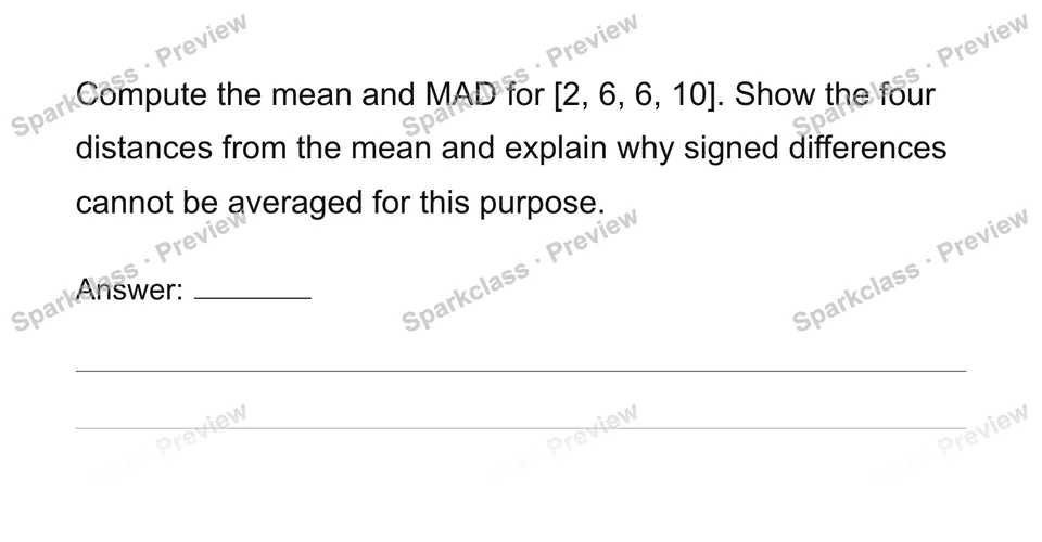 Interpret variation and choose summary measures — Grade 6 problem preview
